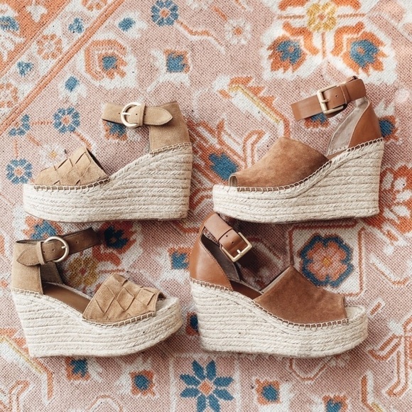 Adalla Platform Espadrille Wedge Sandal Black 10 - Picture 9 of 16